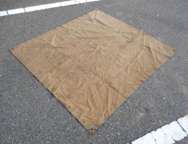 旧日本陸軍・携帯天幕　軍衣軍刀帯拳銃剣戦地野営内地中国満州