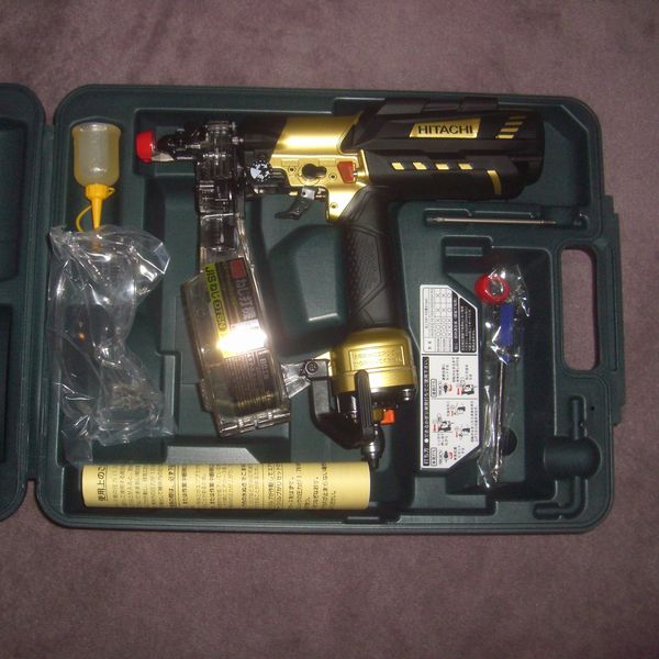 即決！日立 高圧ねじ打機 41ミリ WF4H3 ゴールド 新品 税込 工具、DIY
