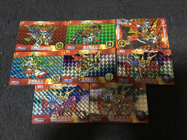 SDガンダム/戦国伝/カードダス/武神輝羅鋼編/BB戦士/コンプ