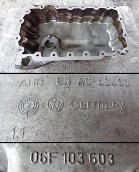 C/8G11 ゴルフ5 GH-1KAXW 04y エンジンオイルパン AXW 06F103603