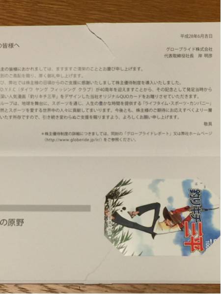 限定品『釣りキチ三平』クオカード／未使用品_2