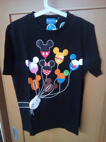 新品 タグ付き ディズニー 30周年 バルーン Tシャツ ブラック L