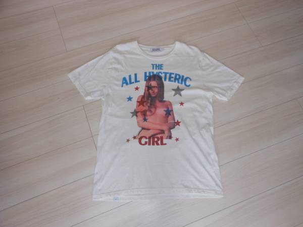 キムタク着 ヒステリックグラマー ALLHYSTERICGIRL Tシャツ L キムタク着 ヒステリックグラマー ALLHYSTERICGIRL Tシャツ L