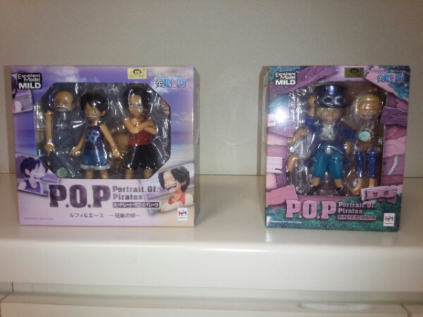 ワンピース CB-EX ルフィ＆エース P.O.P 未開封P.O.P フィギュア