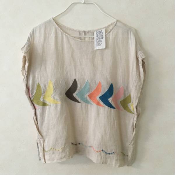 ミナペルホネン ランドリー bird バード 半袖 トップス