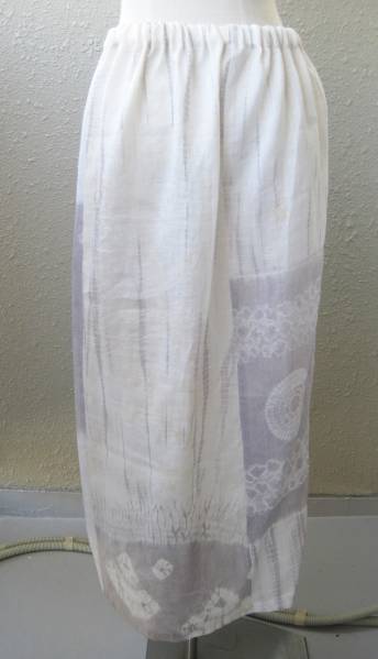 布乃言葉*スカート避暑地にて*本麻の襦袢地フリー(M~LL)