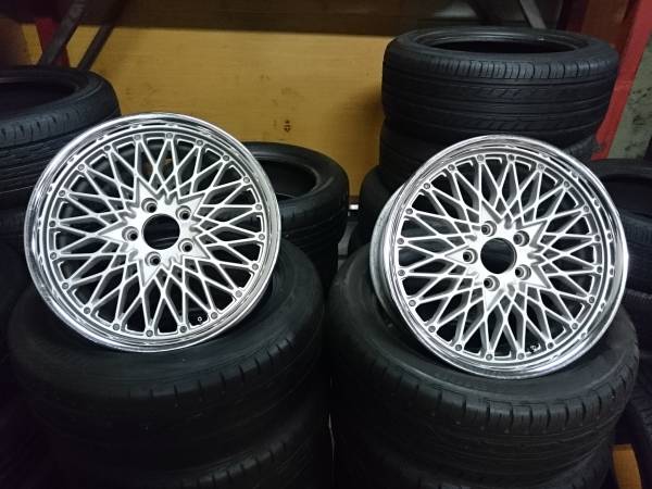 SSR　メッシュ　ホイール　2本セット 17×8.0J+38　リバース