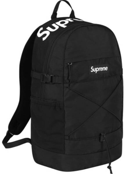 新品 SUPREME TONAL BACKPACK 16SS リュック ステッカー付 黒