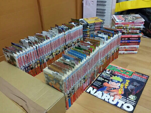 希少ナルトNARUTO1～72全巻 全初版 全帯＋関連本28冊 豪華100