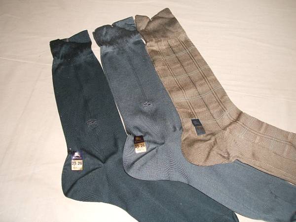 ☆ダンヒル＆バーバリー☆良質ソックス６足(各３足)☆