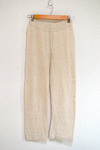 エヴァムエヴァevam eva vie/コットンリネンラミー ニットパンツ