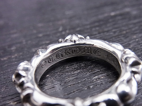 公式販売が好調 CHROME HEARTS クロムハーツ バンドリング 指輪 マルイ