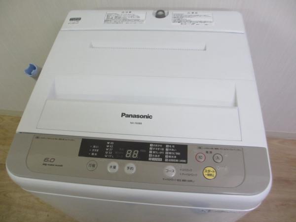 極美品1円]Panasonic NA-F60B8 6kg 縦型 全自動洗濯機 2015