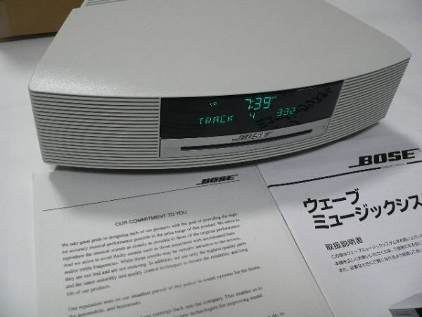 BOSE Wave Music System/CD 白 未使用品 美品 CDデッキ オーディオ機器