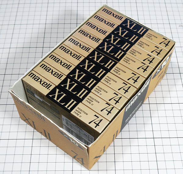 maxell XLII74 ハイポジションカセットテープ 9本 未使用品