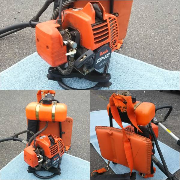 зh【工具】タナカ☆背負い式刈払機 草刈機☆SUM*328☆中古