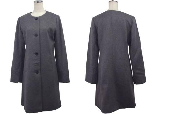 【新作入荷，送料無料】 季節はずれ処分価格 ロペＲＯＰＥ&rsquo; ノーカラー コート 40(コート)｜売買されたオークション情報、yahooの商品情報をアーカイブ公開 - オークファン コート