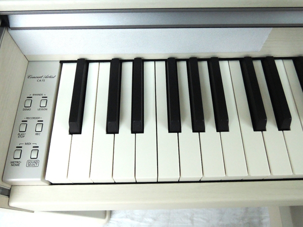 kawai CA15A 電子 ピアノ ホワイトメープル 88鍵盤 直Y1983504