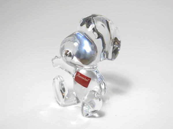 A092　Ｆ 美品 バカラ ウェルカム スヌーピーフィギュリン