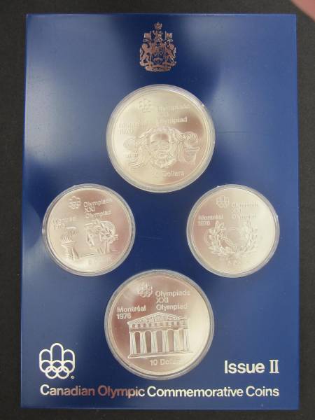 1976年 カナダ モントリオール五輪記念 銀貨セット ①