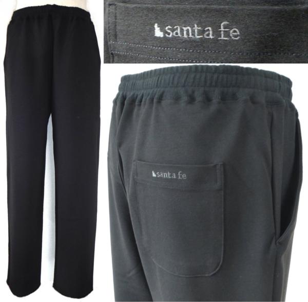 裾上げ無料 サンタフェ santafe スウェットパンツ 黒 size48　L