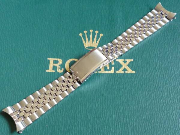 1960年代　ロレックス純正　S/S　5連　ロールブレスレット　20㎜