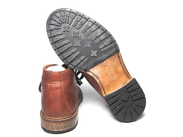 ポルトガル製*【McCARREN&SONS】革チャッカブーツ*暗茶*26.0*S57