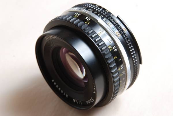 一円処分 ニコン Ai50/1.8 最落なし