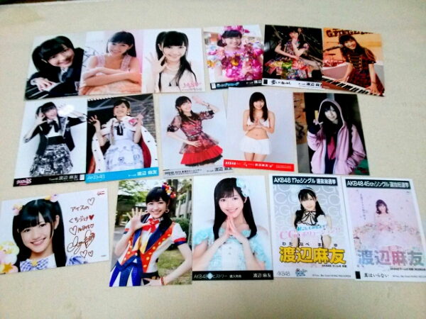 【3枚1000円〜】AKB48 渡辺麻友 お好み生写真セット 1000円スタート！ AKB48☆渡辺麻友 公式生写真42枚セット