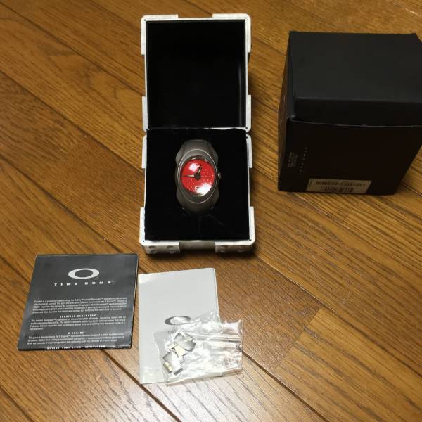 OAKLEY TIMEBOMB キャノンレッド レア 中古