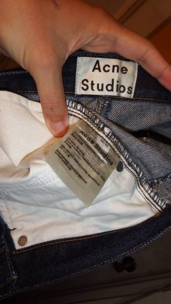 14aw Acne Studios アクネ デニムパンツ MAX RAW W30L32 FK