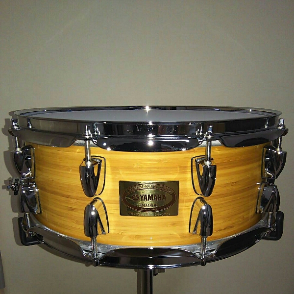 中古 YAMAHA BAMBOO バンブー 竹 スネア 14x5.5 ケース付 送料込