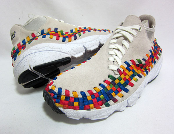 NIKE 12年 AIR FOOTSCAPE WOVEN CHUKKA QS 白マルチ US9