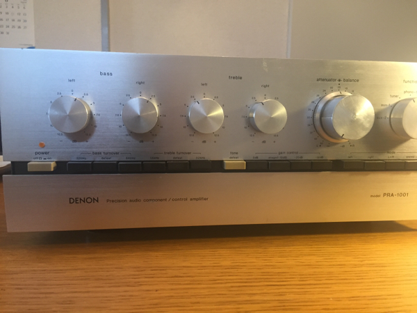 【売り切り】DENONプリアンプ PRA-1001