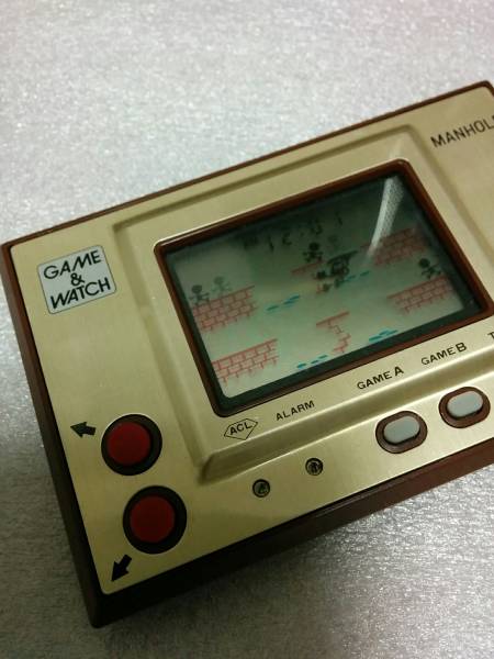 任天堂　GAME&WATCH ゲームウォッチ マンホール　MANHOLE