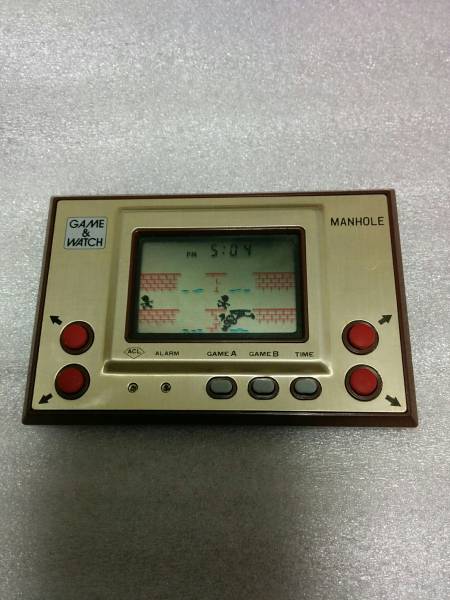 任天堂　GAME&WATCH ゲームウォッチ マンホール　MANHOLE