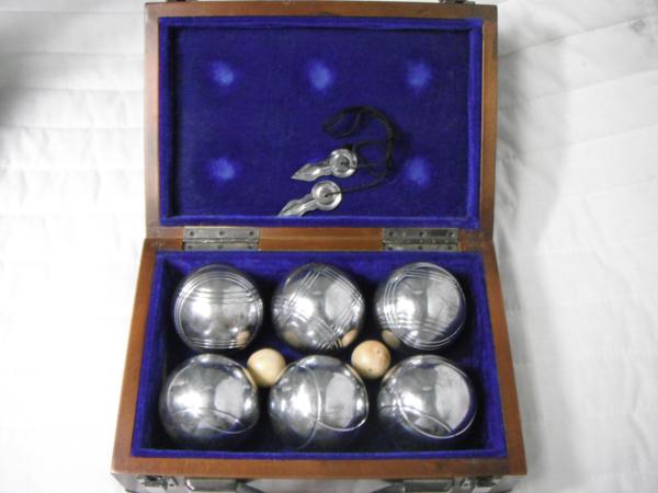 ■ペタンク ボール 6個と付属品とケース付き セット 中古品■