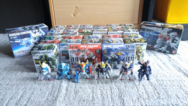 FW ガンダムコンバージ CONVERGE #01 #02 #03 EX 大量 開封済