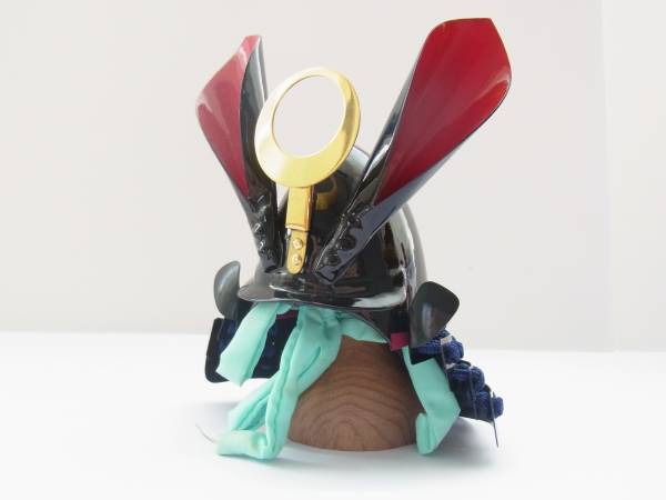 名工 甲冑師 加藤一冑 作　明智満春 兎耳の兜 名匠加藤一冑（先代）製作 ミニ兜 明智満春 兎耳の兜