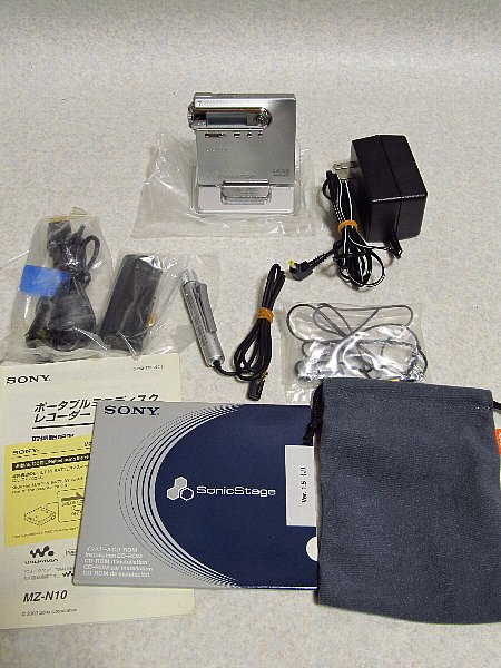 SONY ポータブルMD MZ-N10 （美品 NetMD対応） SONY MZ-N10 NetMD MDLP