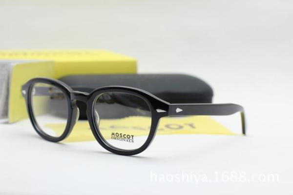 新品MOSCOT LEMTOSHメガネフレーム*ジョニー・デップ愛用 M/黒 新品