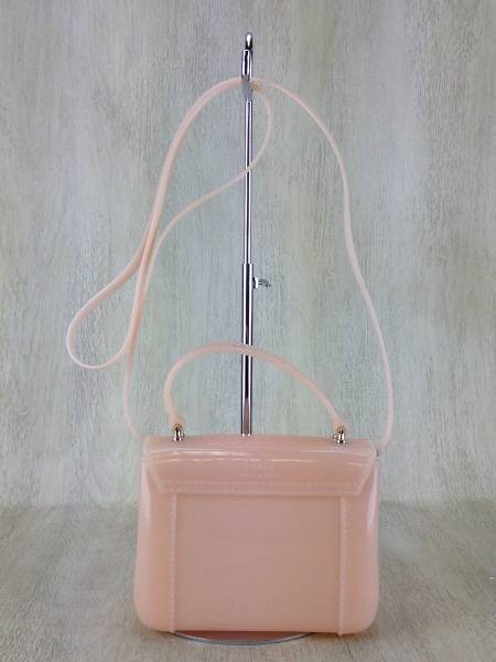 Furla◇ショルダーバッグ/キャンディーバッグ/BEG/PVC - FURLAフルラ 