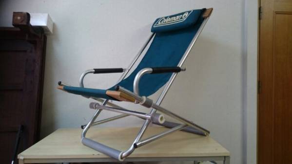 【中古】廃版 コールマン ロッキングチェア アウトドア