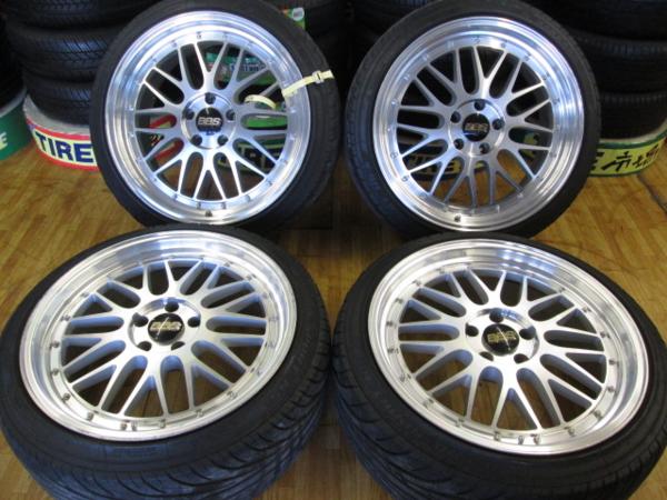 BBS LMタイプ 19インチ8.0.j/114.3/5H！タイヤSET