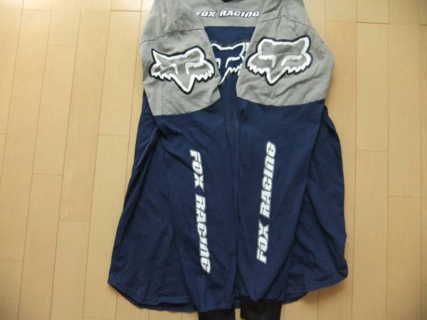 FOX RACING フォックス 長袖Tシャツ 紺×グレー_3