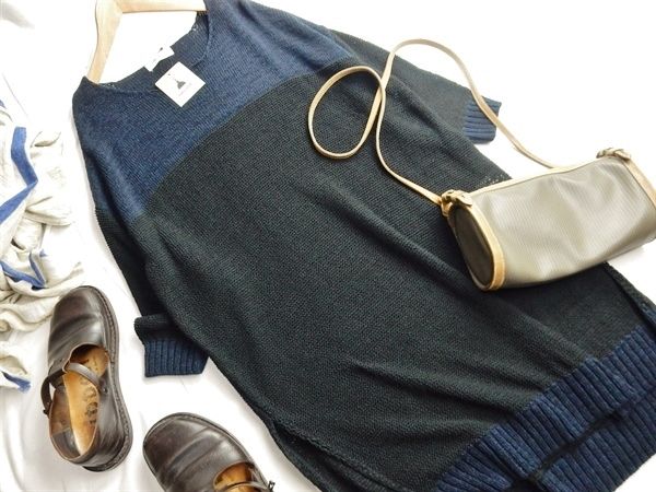 タグ付き未使用♪ニコアンド テープヤーンバイカラーPO