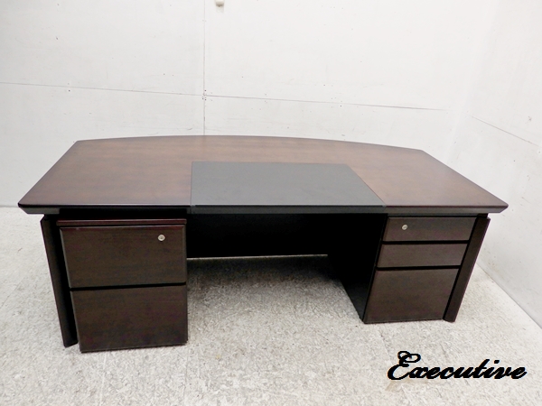■L694■美品■エグゼクティブ■高級■役員デスク■両袖机■