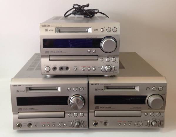 ONKYO/オンキョー CD/MDコンポ FR-7GX FR-X7 FR-N7TX 3台セット ONKYO