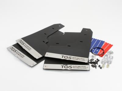 TGS マッドフラップ SUSワイヤー デリカD:5 前後1台分セット TGS