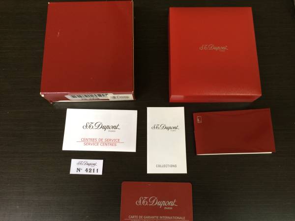 デュポン◇ライター ケース ボックス S.T. Dupont 空箱2GATSBY